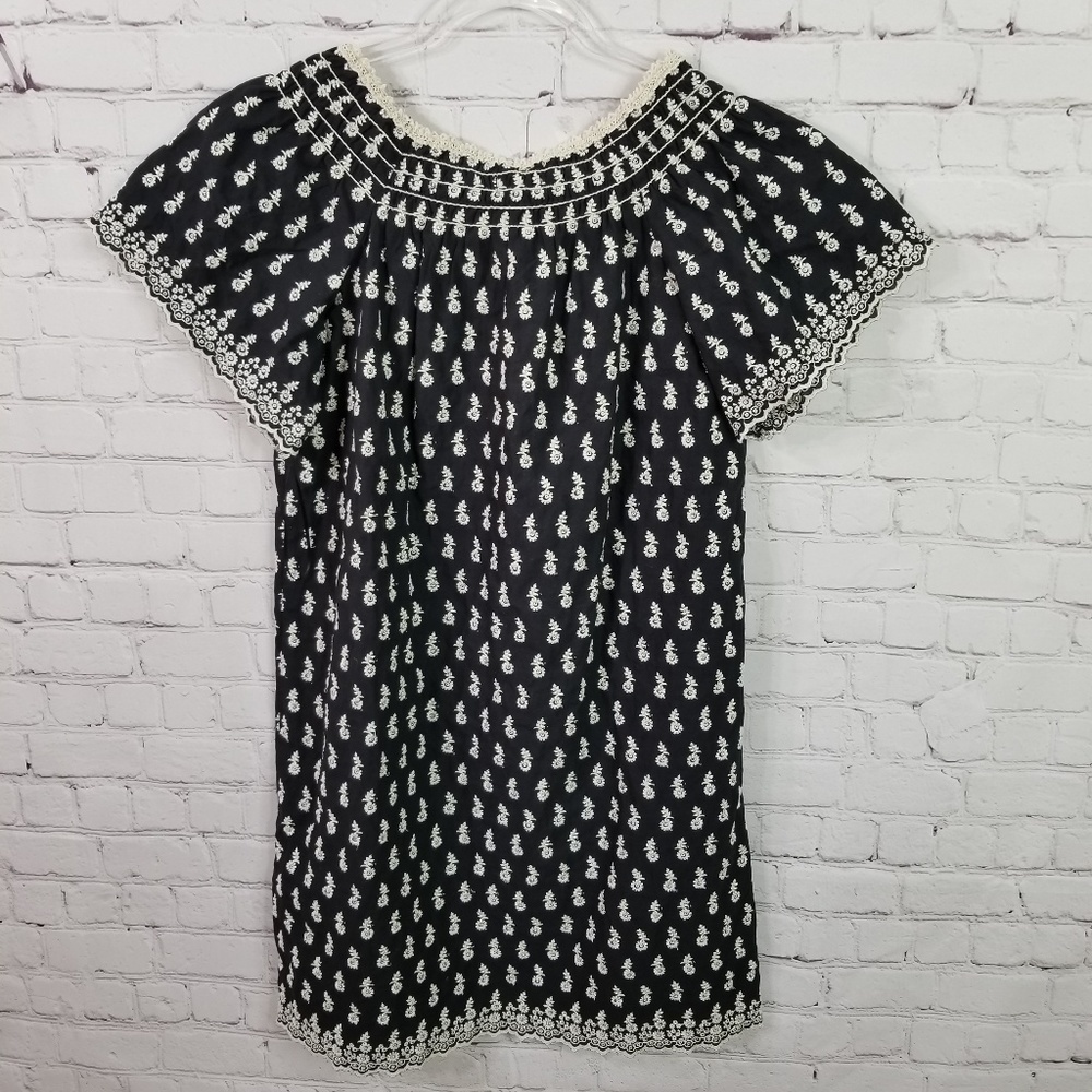 Max Studio off shoulder embroidered shift dress - Picture 2 of 8